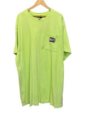 🌷Nike Sportswear T-Shirt Dress in Neon Lime